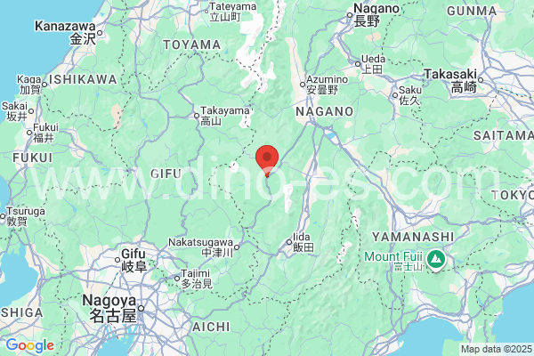 木曽郡メンズエステの地図です。map of 木曽郡 where spa and massage salons are located