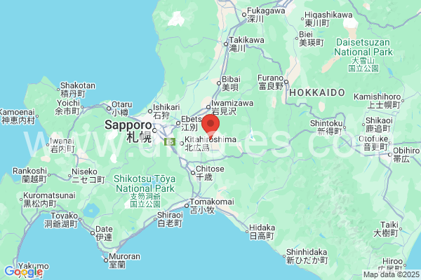 夕張郡由仁町メンズエステの地図です。map of 夕張郡由仁町 where spa and massage salons are located