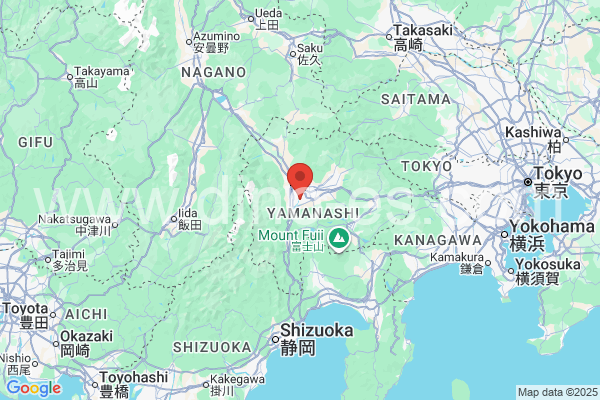 中央市メンズエステの地図です。map of 中央市 where spa and massage salons are located