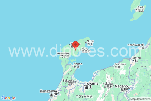 鳳珠郡メンズエステの地図です。map of 鳳珠郡 where spa and massage salons are located