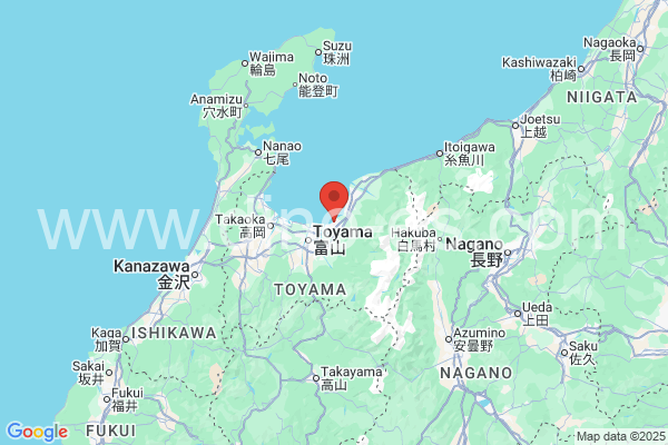 滑川市メンズエステの地図です。map of 滑川市 where spa and massage salons are located