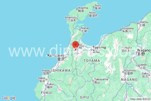小矢部市メンズエステの地図です。map of 小矢部市 where spa and massage salons are located
