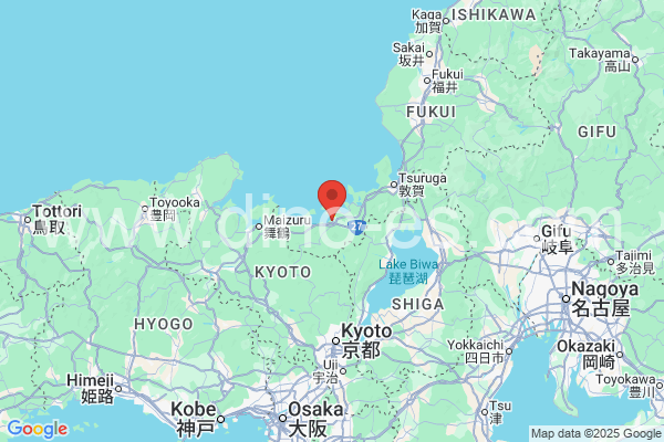 小浜市メンズエステの地図です。map of 小浜市 where spa and massage salons are located