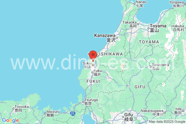 あわら市メンズエステの地図です。map of あわら市 where spa and massage salons are located