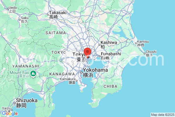 港区メンズエステの地図です。map of 港区 where spa and massage salons are located