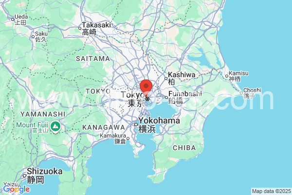 千代田区メンズエステの地図です。map of 千代田区 where spa and massage salons are located