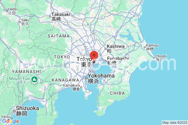 中央区メンズエステの地図です。map of 中央区 where spa and massage salons are located