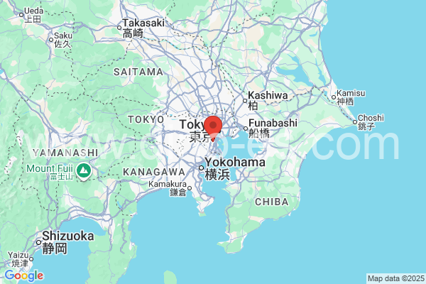 品川区メンズエステの地図です。map of 品川区 where spa and massage salons are located