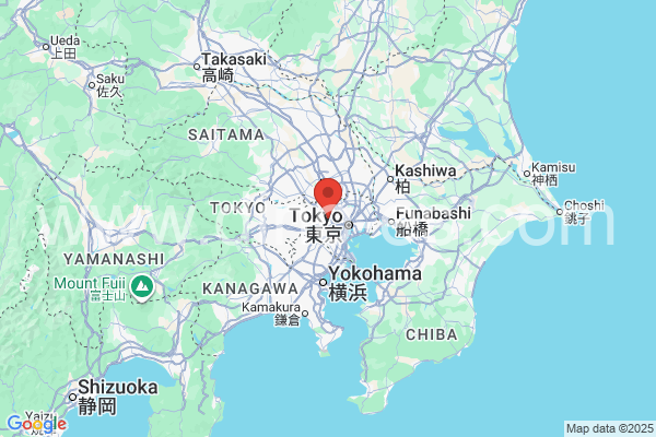 中野区メンズエステの地図です。map of 中野区 where spa and massage salons are located