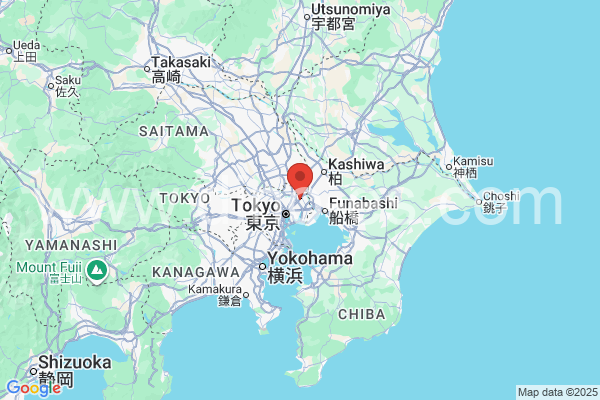 葛飾区メンズエステの地図です。map of 葛飾区 where spa and massage salons are located