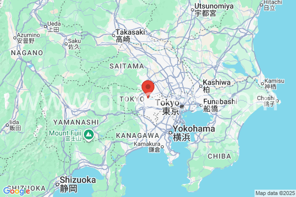 武蔵村山市メンズエステの地図です。map of 武蔵村山市 where spa and massage salons are located