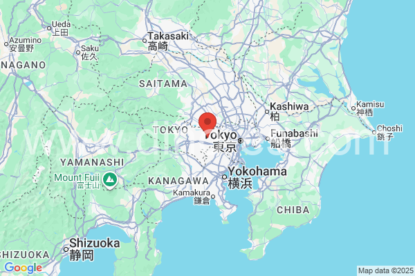 小金井市メンズエステの地図です。map of 小金井市 where spa and massage salons are located