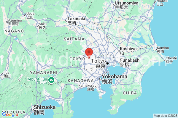 東大和市メンズエステの地図です。map of 東大和市 where spa and massage salons are located
