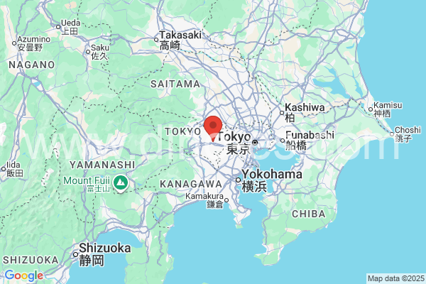 国立市メンズエステの地図です。map of 国立市 where spa and massage salons are located