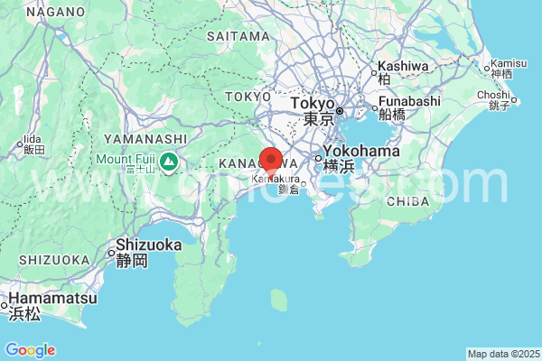 平塚市メンズエステの地図です。map of 平塚市 where spa and massage salons are located