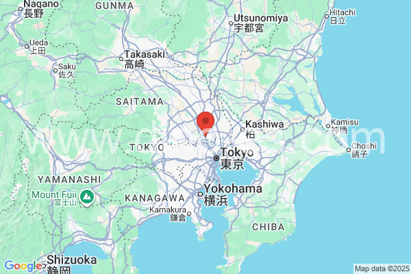 戸田市メンズエステの地図です。map of 戸田市 where spa and massage salons are located