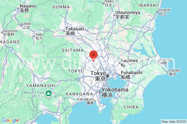 ふじみ野市メンズエステの地図です。map of ふじみ野市 where spa and massage salons are located