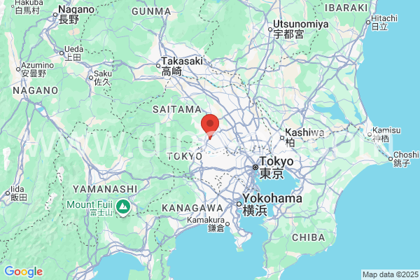 狭山市メンズエステの地図です。map of 狭山市 where spa and massage salons are located