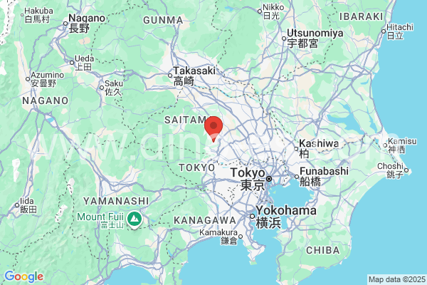 日高市メンズエステの地図です。map of 日高市 where spa and massage salons are located