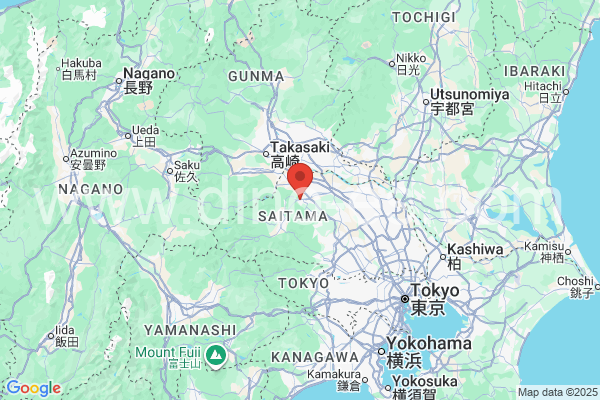 大里郡メンズエステの地図です。map of 大里郡 where spa and massage salons are located