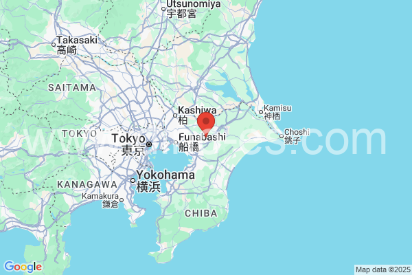 佐倉市メンズエステの地図です。map of 佐倉市 where spa and massage salons are located