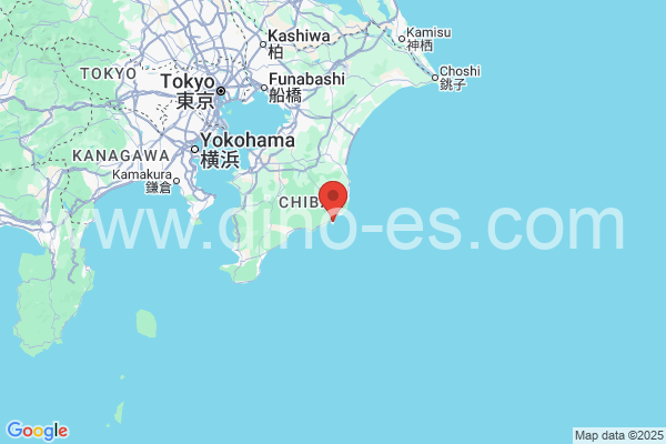 勝浦市メンズエステの地図です。map of 勝浦市 where spa and massage salons are located