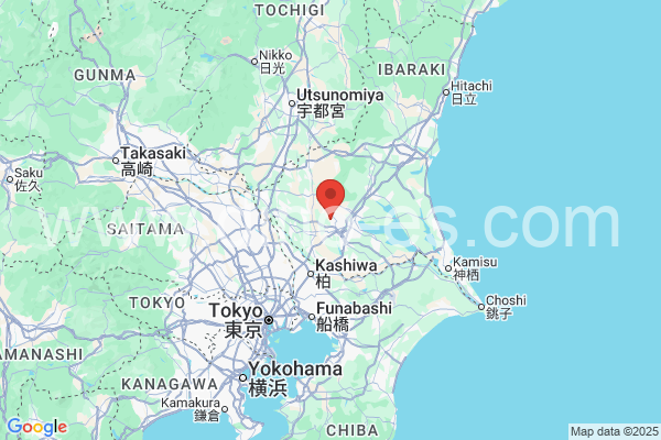 つくば市メンズエステの地図です。map of つくば市 where spa and massage salons are located