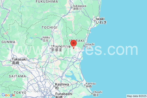 常陸大宮市メンズエステの地図です。map of 常陸大宮市 where spa and massage salons are located