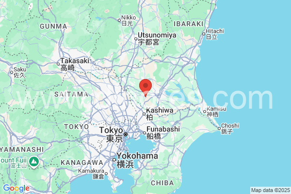 常総市メンズエステの地図です。map of 常総市 where spa and massage salons are located