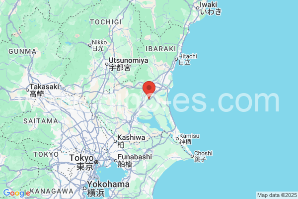 小美玉市メンズエステの地図です。map of 小美玉市 where spa and massage salons are located
