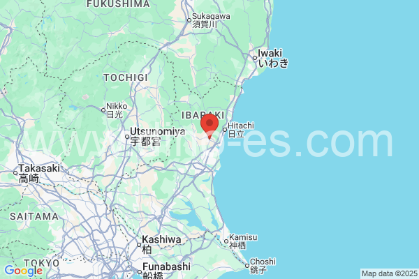 常陸太田市メンズエステの地図です。map of 常陸太田市 where spa and massage salons are located