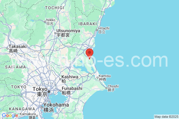 鉾田市メンズエステの地図です。map of 鉾田市 where spa and massage salons are located