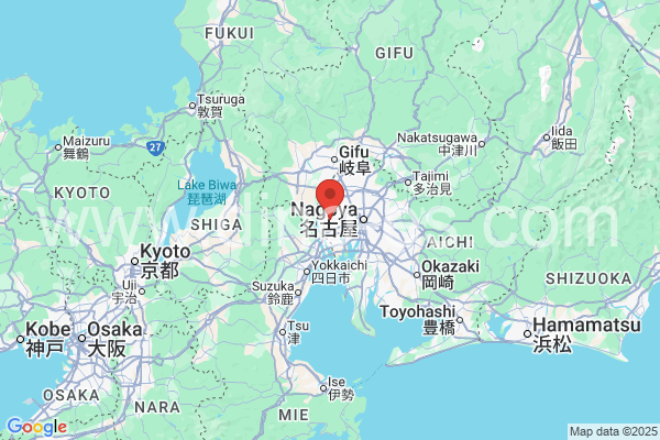 津島市メンズエステの地図です。map of 津島市 where spa and massage salons are located