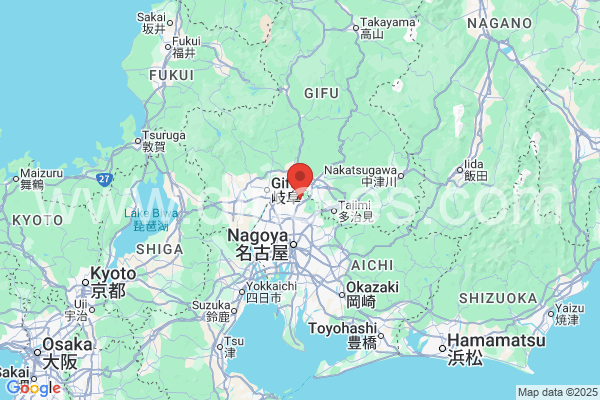 犬山市メンズエステの地図です。map of 犬山市 where spa and massage salons are located