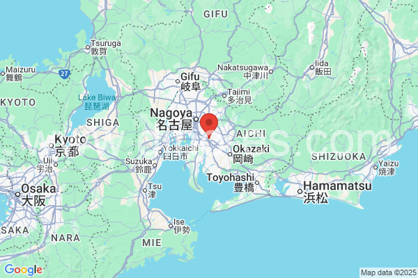 豊明市メンズエステの地図です。map of 豊明市 where spa and massage salons are located