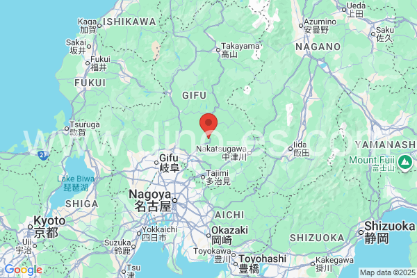 加茂郡メンズエステの地図です。map of 加茂郡 where spa and massage salons are located