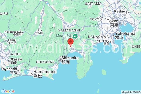富士宮市メンズエステの地図です。map of 富士宮市 where spa and massage salons are located
