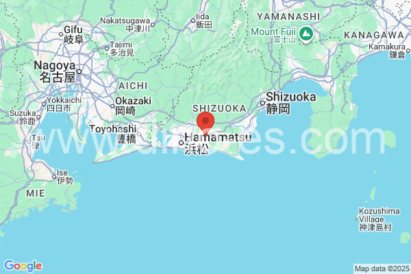袋井市メンズエステの地図です。map of 袋井市 where spa and massage salons are located