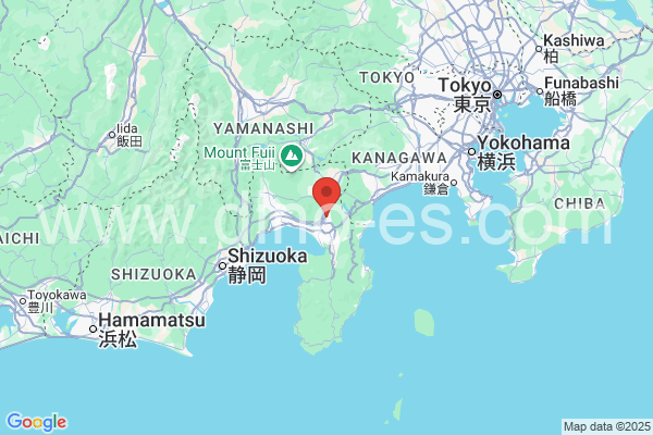 裾野市メンズエステの地図です。map of 裾野市 where spa and massage salons are located