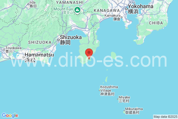 下田市メンズエステの地図です。map of 下田市 where spa and massage salons are located