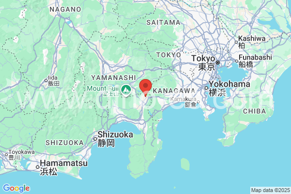 駿東郡メンズエステの地図です。map of 駿東郡 where spa and massage salons are located