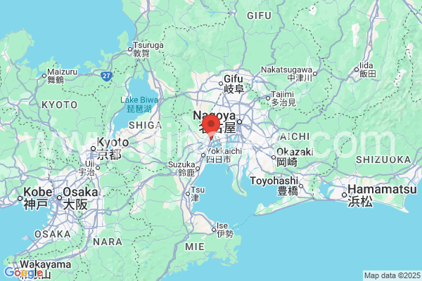 桑名市メンズエステの地図です。map of 桑名市 where spa and massage salons are located