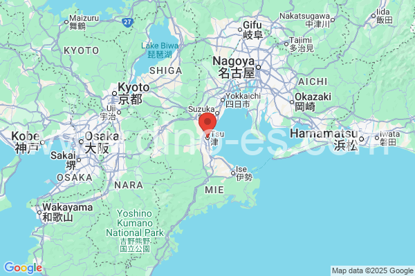 津市メンズエステの地図です。map of 津市 where spa and massage salons are located