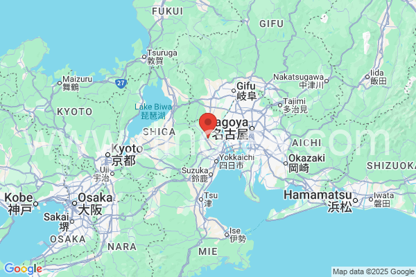 いなべ市メンズエステの地図です。map of いなべ市 where spa and massage salons are located