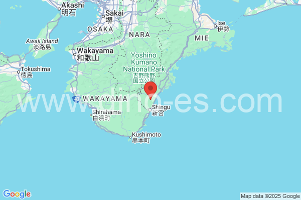 南牟婁郡メンズエステの地図です。map of 南牟婁郡 where spa and massage salons are located