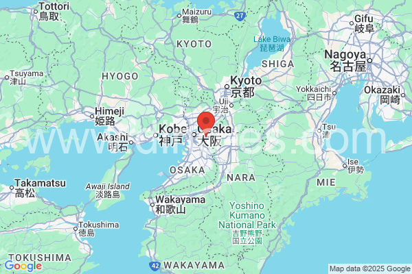 東大阪市メンズエステの地図です。map of 東大阪市 where spa and massage salons are located