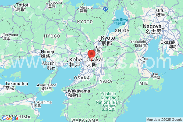 大東市メンズエステの地図です。map of 大東市 where spa and massage salons are located