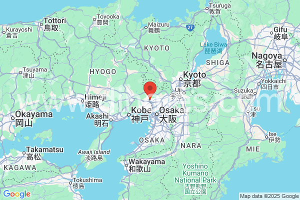 池田市メンズエステの地図です。map of 池田市 where spa and massage salons are located