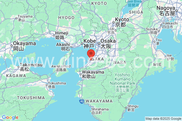 貝塚市メンズエステの地図です。map of 貝塚市 where spa and massage salons are located