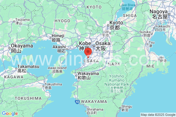 泉北郡メンズエステの地図です。map of 泉北郡 where spa and massage salons are located